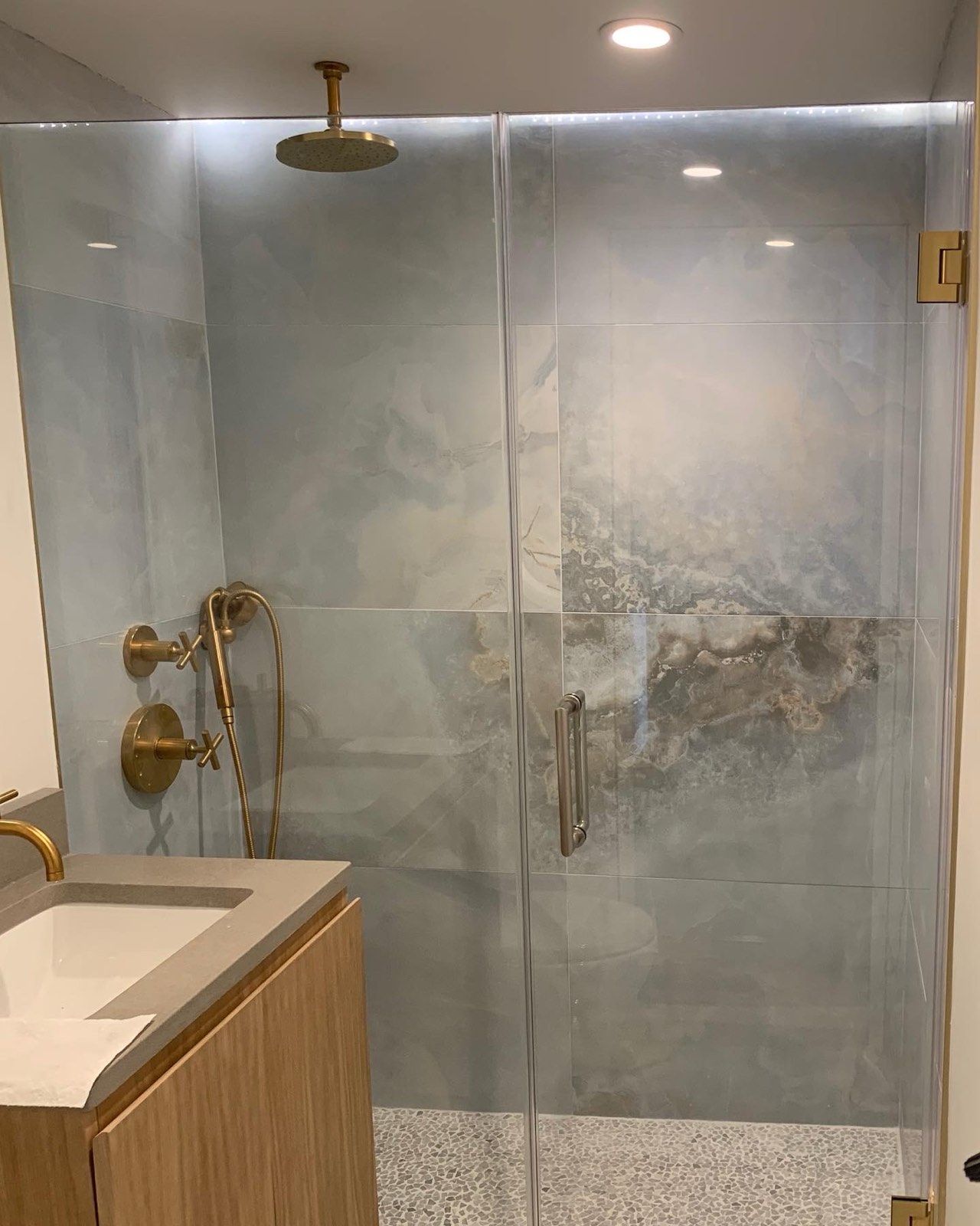 Bathroom Remodeling in New York detail by The Slate Contracting Corp.